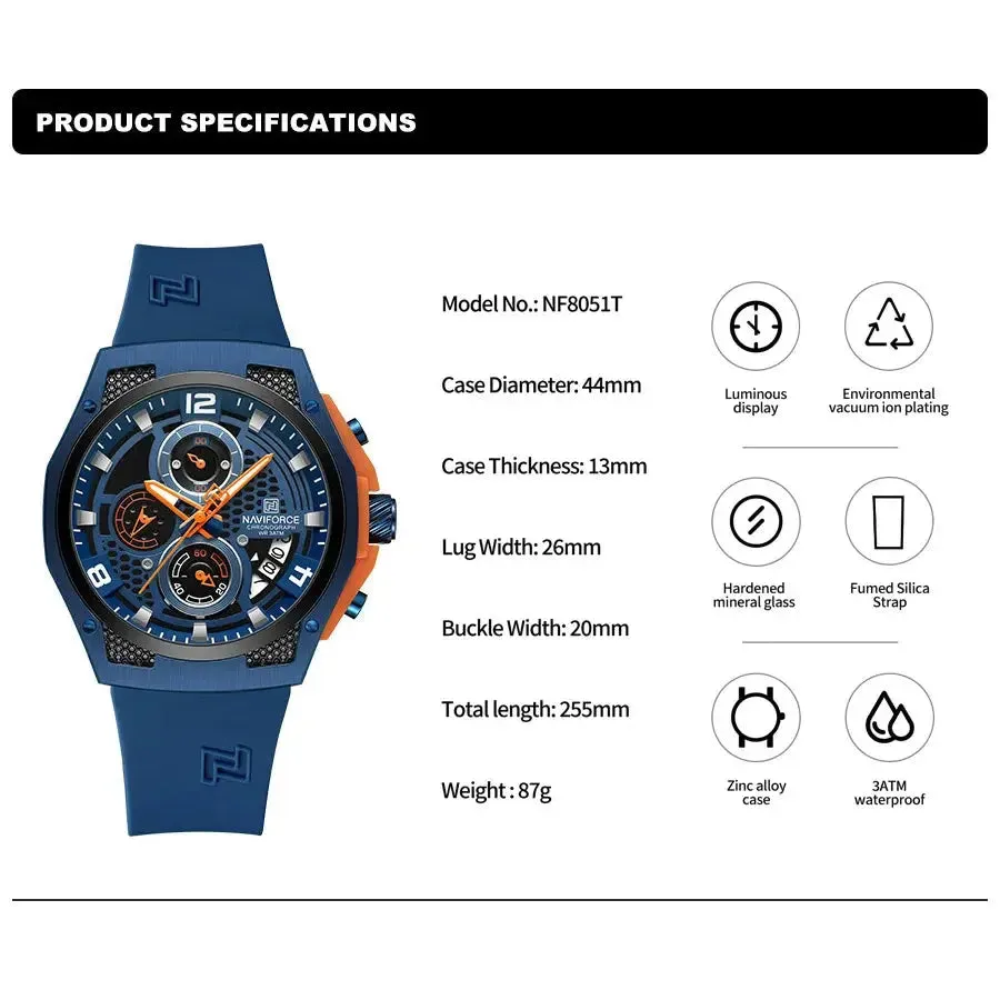 NAVIFORCE Luxury Sports Quartz Watch