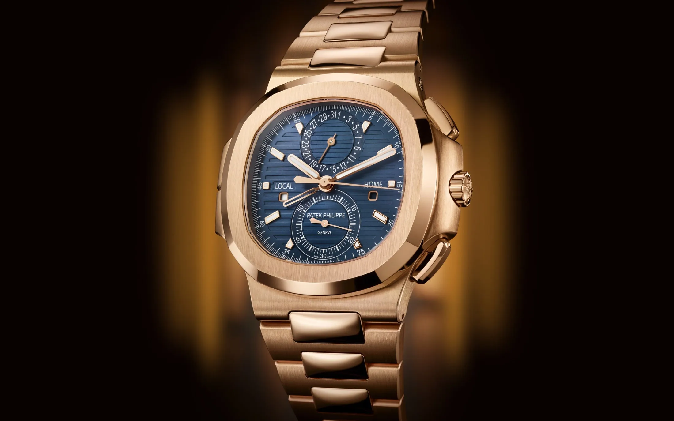 Patek Philippe Nautilus 5990/1R-001 – Rose Gold Chronograph Travel Time