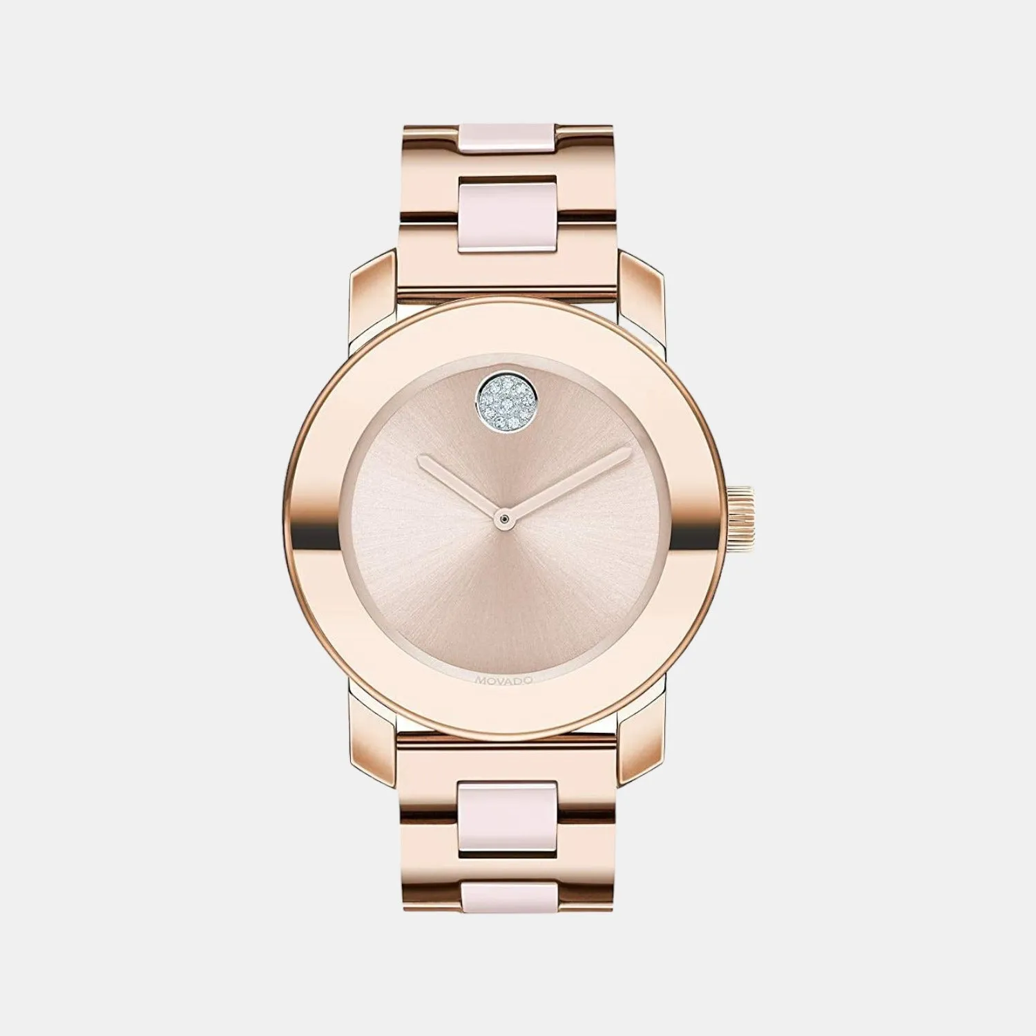 Women's Rose Gold Analog Stainless Steel Watch 3600639